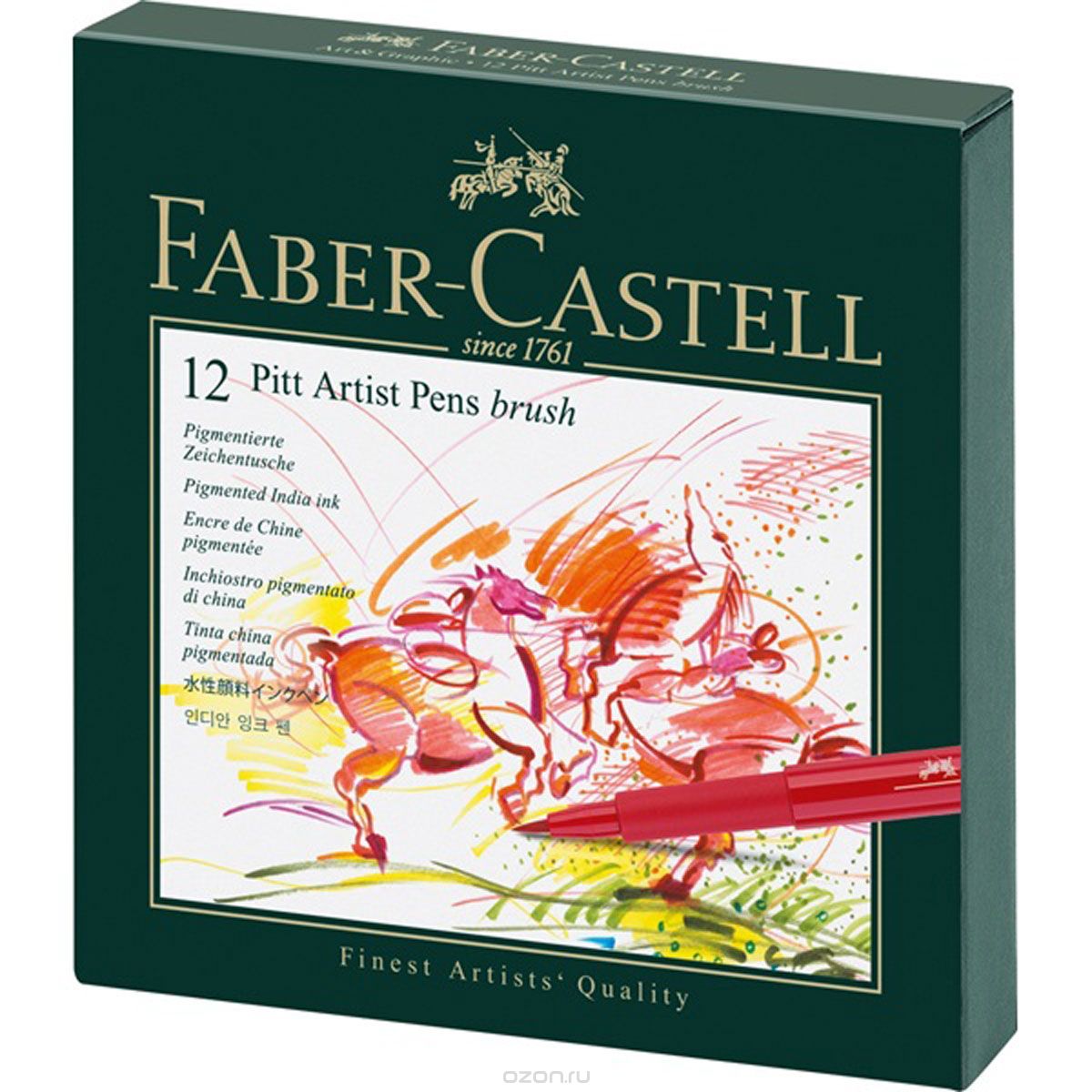Faber-Castell    Pitt Artist Pens 12 