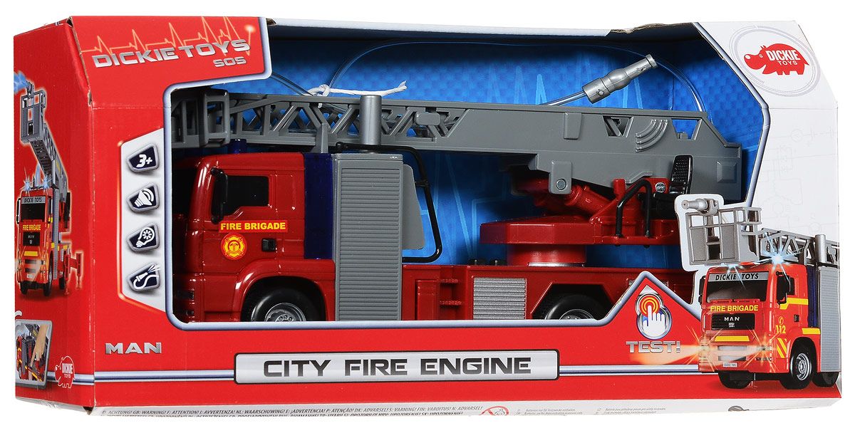 Dickie Toys   Man City Fire Engine