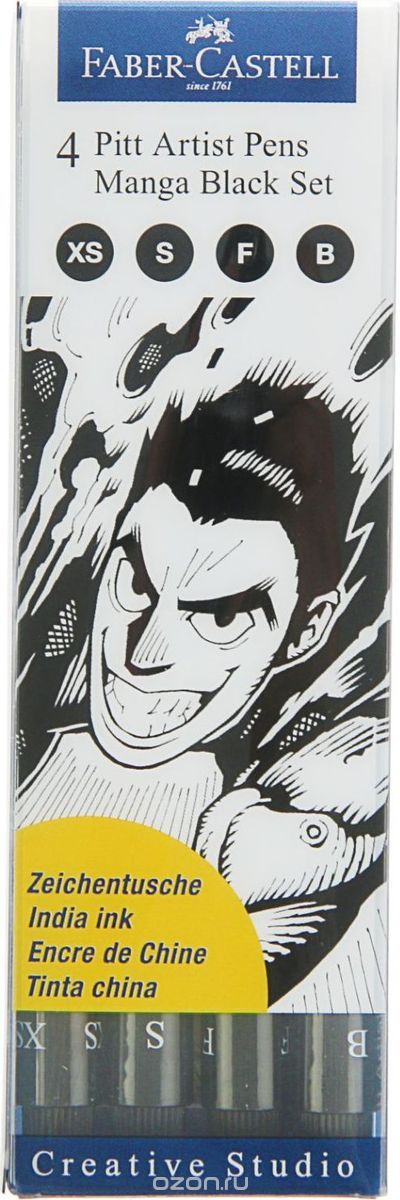 Faber-Castell    Pitt Artist Pen Manga 4 