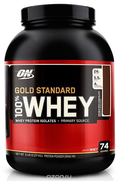 Optimum Nutrition 100% Whey Gold Standard Double Rich Chocolate,   , 2,27 